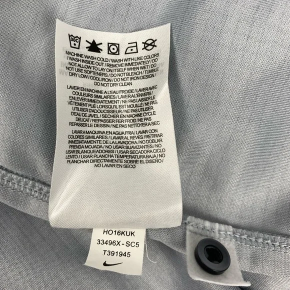 Nike Dri-Fit Polo Shirt Men's XL Gray Athletic Golf - Picture 5 of 10